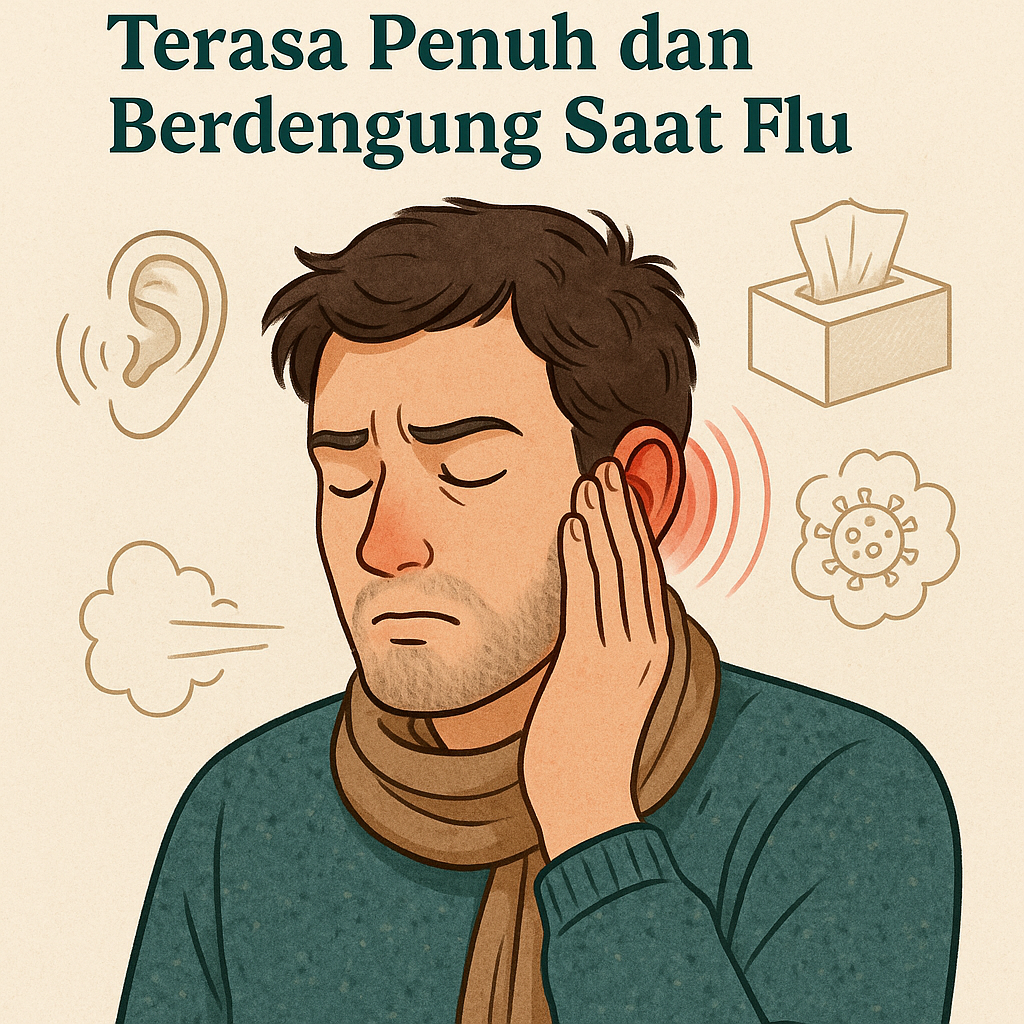 Mengatasi Telinga Terasa Penuh dan Berdengung Saat Flu