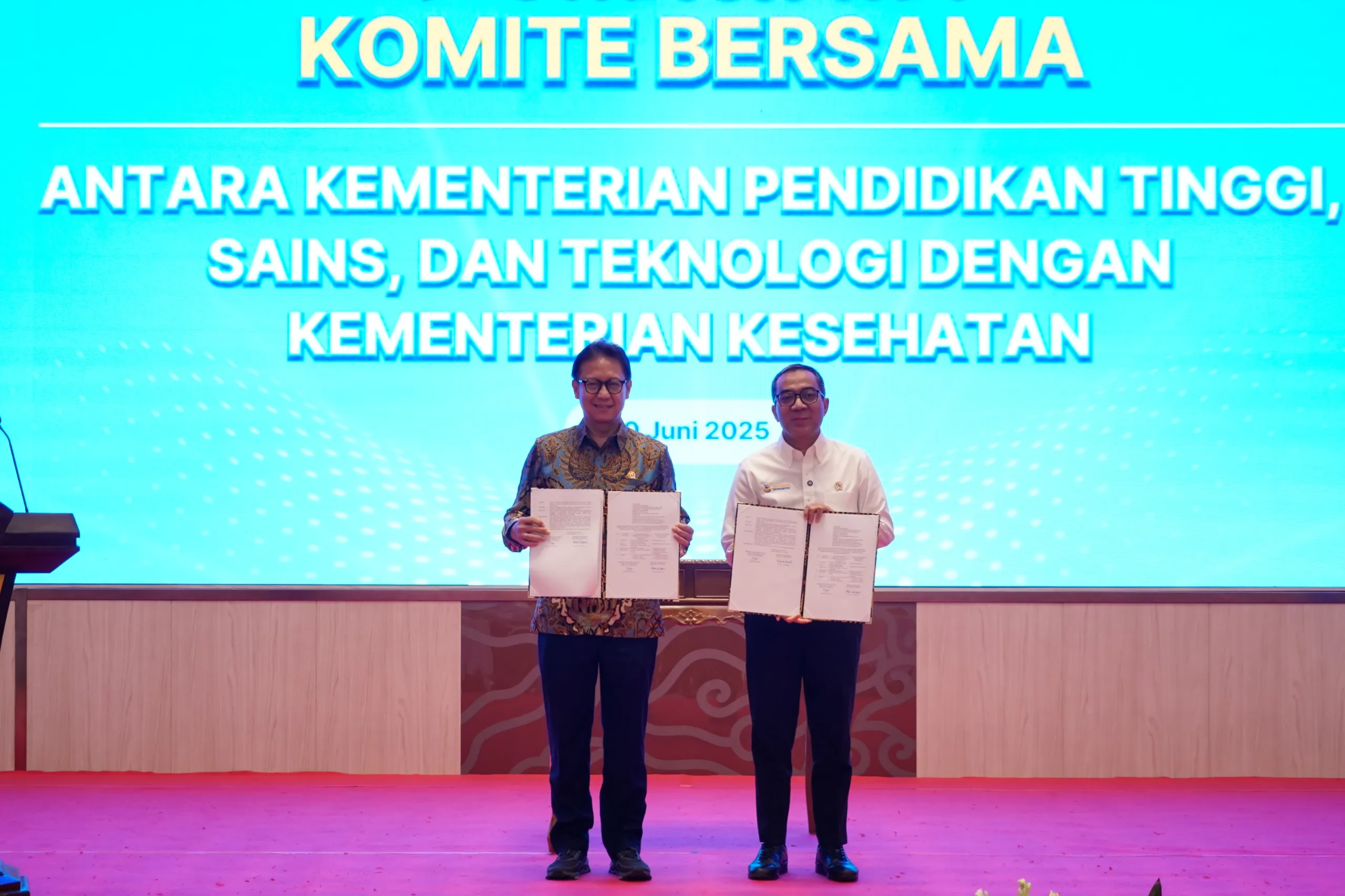 Kemenkes dan Kemendiktisaintek Bentuk KOMBERS, Dorong Transformasi Pendidikan dan Layanan Kesehatan
