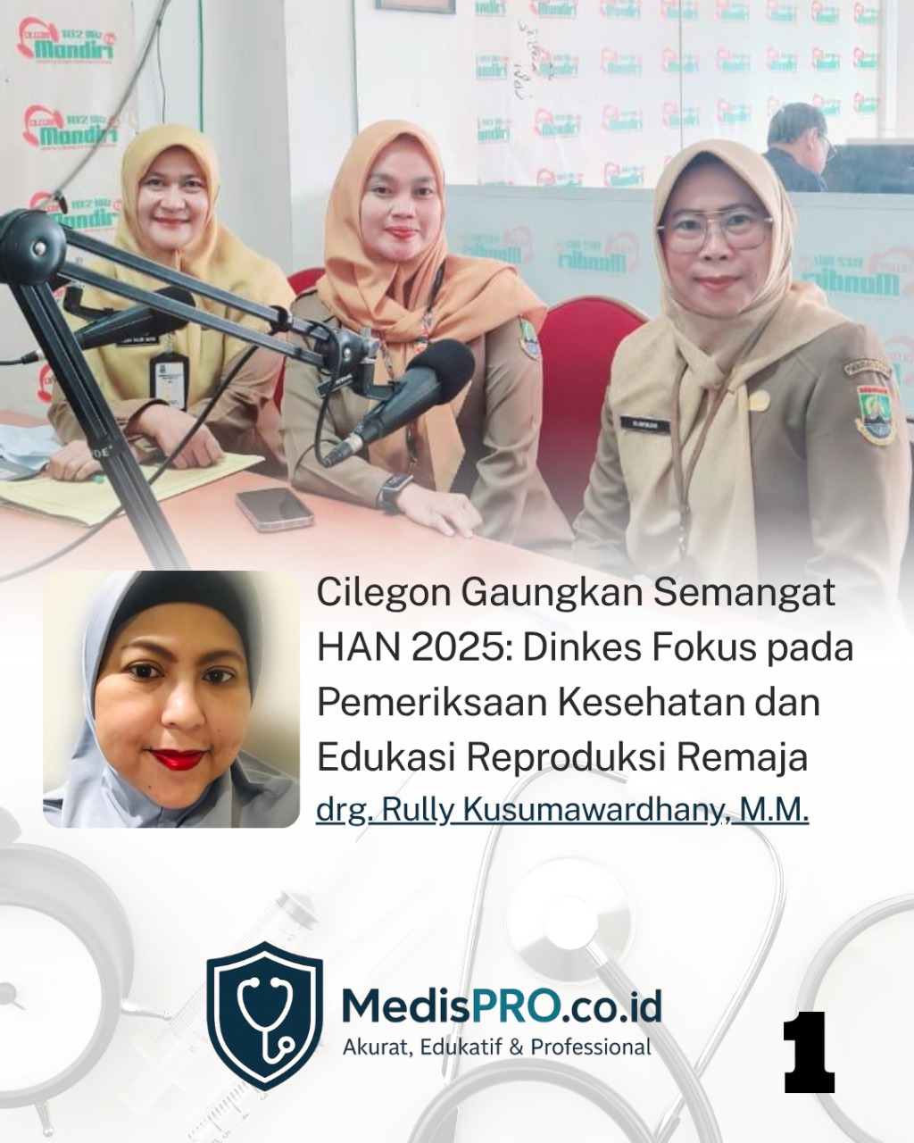 Cilegon Gaungkan Semangat HAN 2025: Dinkes Fokus pada Pemeriksaan Kesehatan dan Edukasi Reproduksi Remaja