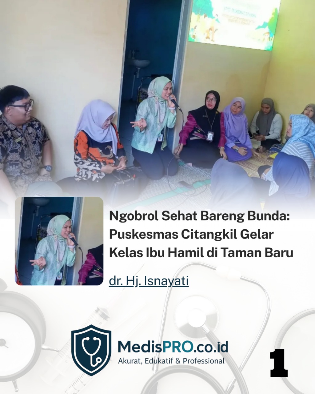 Ngobrol Sehat Bareng Bunda: Puskesmas Citangkil Gelar Kelas Ibu Hamil di Taman Baru