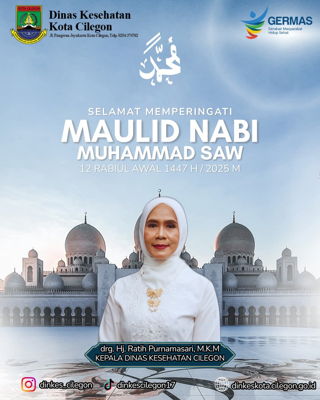 Dinkes Cilegon Ajak Masyarakat Teladani Akhlak Rasulullah di Peringatan Maulid Nabi